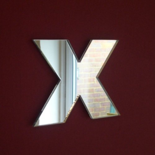 Lower Case Letter X Mirror 45cm