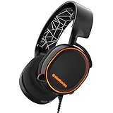 SteelSeries Arctis 5 RGB Illuminated Gaming Wired Headset with DTS Headphone:X 7.1 Surround for PC, PlayStation 4, VR, Android and iOS - Black