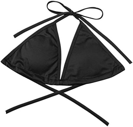 Amanod 2018 popular hot sale Sexy Solid Bikini Strips Bandage Swim Swimwear Beachwear Women Bikini Top