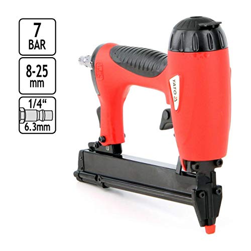 Profi Drucklufttacker Tacker 6-25mm Klammergerät Koffer – Bild 7