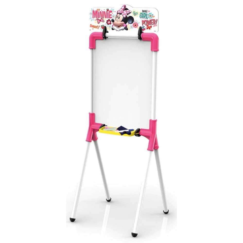 Chicos Disney 2-in-1 Minnie Mouse Board for Erasable Pens and Coloured Chalks +36 Months Ref. 53019, Multi-Coloured