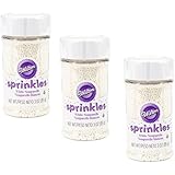 Wilton White Nonpareils(3pk)