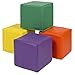 Best Choice Products 7-Piece Kids Soft Foam Block Play Set, Large Stacking Cubes for Sensory Development and Motor Skills - Multicolor