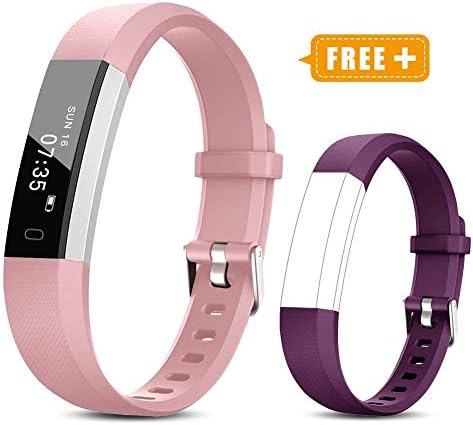 TOOBUR Fitness Tracker Watch for Kids Women Men, Pedometer, Calorie Counter, Step Counter Watch,Slim Waterproof Activity Tracker with Sleep Monitor and Vibrating Alarm Clock (2019 New Edition)