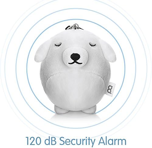Personal Alarm Doll Emergency Self-Defense 120 dB Security Alarm for Elderly Women Kids Night Workers White