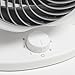 IRIS USA WOOZOO Air Circulator, Compact Personal Office or Home Desktop Fan, 11.5 inch fan, White