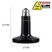 Aomryom 150W 2 Pack Ceramic Heat Emitter Infrared Reptile Heat Lamp Bulb - No Light Emitted No Harm Heater Lamp for Lizard Snake Coop Chicken Tortoise Aquarium Pet Brooder - 24hr Heat Source - Black