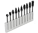 YXGOOD 10 Pieces Tungsten Carbide Double Cut Rotary Burr Set with 3 mm (1/8 Inch) Shank and 6 mm (1/4 Inch) Head Size primary