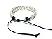 Nove Jewelry Leather Hawaiian Surfer Style Natural Hemp Braided Bracelet Adjustable Cord