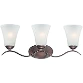 Maxim Lighting 12083FTOI Vital-3 Light Bath Vanity-23.5 Inches Wide by 9.5 inches high, Finish Color: Oil Rubbed Bronze