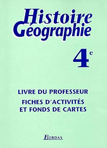 Download Histoire, géographie : 4e. Livret du professeur PDF