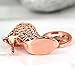 maycom High-heeled Shoe Keychain Creative Fashion Refinement Lady Gift Hollow Shoes Keyring Key Chain Ring Keyfob 86113 (Rose Gold)