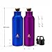 Beer bottle koozie, Bottle Keeper, 2 Pack beverage cooler,Stainless Steel, 12OZ insulated beer cooler perfect for Outdoor,Bottle holder that keeps your beer icy cold, His and Hers coolers -By Malivata