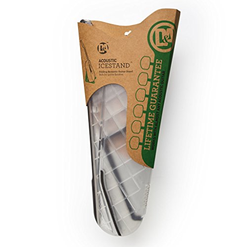 D&A ICE Stand Acoustic - Used by the Pros - Lightweight lattice reinforced ABS travel stand. TPE Polymer contact points safe for ANY finish. Acoustic guitars/bass, etc. (by RKS)