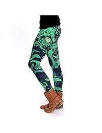 Leggings de Halloween coloridos impresos (talla única)