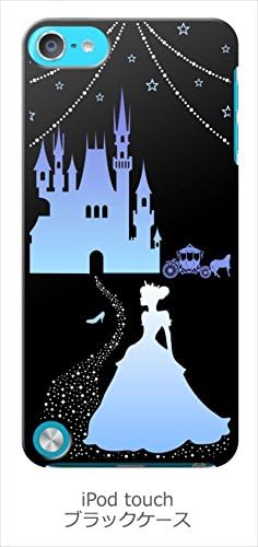 Amazon Sslink Ipodtouch5 アイポッドタッチ5 ブラック ハードケース シンデレラ ブルー キラキラ プリンセス カバー ジャケット スマートフォン スマホケース Apple Sslink 携帯電話 スマートフォンアクセサリ