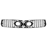 Honeycomb Hex Mesh Front Fog Light Grilles 1 Pair Fit For 2008-2012 Audi A5 S-Line S5 B8 RS5