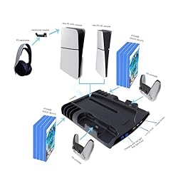 FONGWAN PS5 Slim Vertical Stand with Cooling Fan