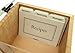 Clear Solutions Deluxe Maple and Acrylic Recipe Box - Holds More Than 1000 3x5 or 4x6 Inch Cards - Made in the USA