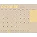 TF Publishing 19-8215A July 2018 - June 2019 Kraft Desk Pad Calendar, 22 x 17