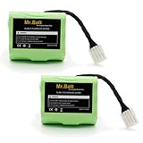 Replacement Battery for Neato XV-21 Battery for Neato XV-11 XV-12 XV-14 XV-15 XV-25, XV Essential, XV Signature Pro, 7.2V 4000mAh (2 Pack)