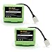 Mr.Batt Replacement Battery for Neato XV-21 Battery for Neato XV-11 XV-12 XV-14 XV-15 XV-25, XV Essential, XV Signature Pro, 7.2V 4000mAh (2 Pack)