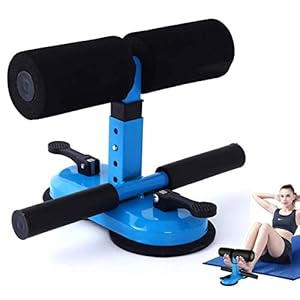 OLT-EU Sit up Assistant – Rugspiertrainer Vier in Hoogte Verstelbare Dubbele Zuignappen Sit-up Bar Geschikt Voor Yoga…