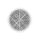 WSTA Air Purifier with True Hepa Filter,Desktop Odor Allergies Eliminator for Smokers, Smoke, Dust,Mold, Home and Pets,Air Ionizer Cleaner with Night Light (White)