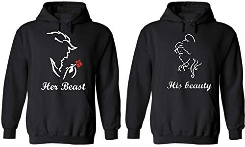 Couple Hoodies Set, Gift for him and her Matching Newlywed Anniversary Wedding Couples Hoodie Hoodie