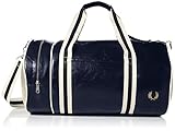 Fred Perry Men's Classic Barrel Bag, Navy/Ecru, One Size