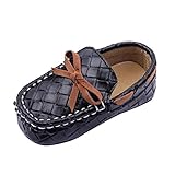 Weixinbuy Toddler Baby's Faux Leather Loafers Soft Flat Boat Shoe