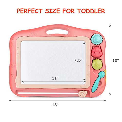 image for Gamenote Magnetic Drawing Board for Kids 12×16 inch - Kids Toddler Dr