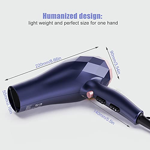 Blow Dryer, Negative Ionic Hair Dryer, Professional Ceramic Hairdryer