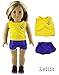 ZWSISU 18 inch Doll Clothes Gift Girls - Include 7 Set Toys Doll Outfits + 2 Pairs Shoes Accessories Gift Box fit American 18 inch Girl Dolls