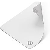 SteelSeries QcK Cloth Gaming Mouse Pad - Exclusive Micro-Woven Surface - Optimized for Gaming Sensors - Maximum Control - Size M - White