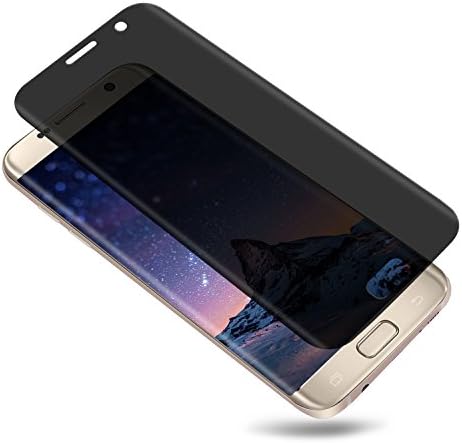 Top Glass Galaxy S7 Edge Privacy Screen Protector, S7 Edge Premium [3D Curved] [Case Friendly] [Anti-Scratch] 9H Hardness Tempered Glass Film Screen Protector for Samsung Galaxy Transparent