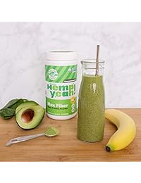 Manitoba Harvest - Polvo de proteínas orgánicas de cáñamo Pro de fibra, 16 oz; con fibra de 0.46 oz y...