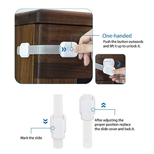 Mookis Baby Proofing Kit Child Safety Set Magnetic Cabinet Lock Corner Guards & Outlet Covers Child Safety Locks 34 Pcs - Thumbnail 6