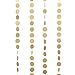 Ling's moment Circle Dots Paper Garland (Gold Iridescent) for Wedding, Baby Shower, Festival Items & Party Decorations, 2