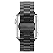 Honest kinCompatible Watch Band Stainless Steel 42 mm 44 mm, Metal Durable Folding Metal Clasp Classic Buckle Wrist iWatch Strap for Apple Watch Series 4 3 2 1 -Black