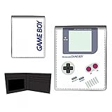 Nintendo Game Boy Bi-Fold Wallet, Gray, One Size