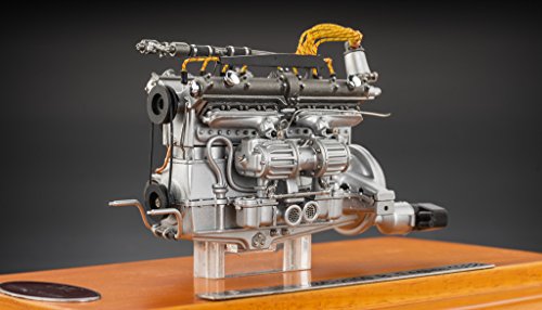 1938 Alfa Romeo 8C 2900B Engine with Display Showcase 1/18 Limited to 1000pc. Diecast Model by CMC 131