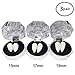 TissueDeep 3 Pairs Vampire Fangs Teeth - Dentures Fake Braces Cosplay Props Halloween Costume Accessory Props Party Favors