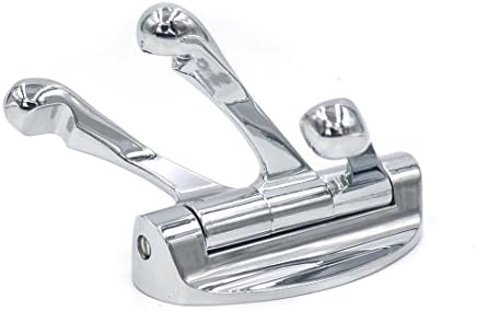 HANLUR Swivel Hook Heavy Duty Folding Swing Arm Triple Coat Hook with Multi Three Foldable Arms Towel/Clothes Hanger for Bathroom Kitchen Garage Wall Mount