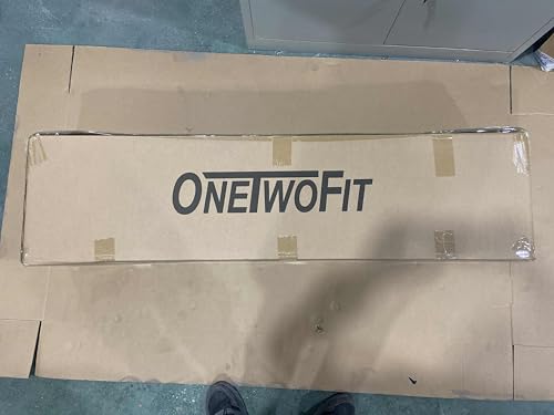 ONETWOFIT Freestanding Folding Pull Up Bar Power Tower Dip Station, Adjustable Height, 127-224CM Multifunctional Home Electric Station,Space Saving,Detachable
