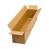 Pratt PRA0150 Recycled Corrugated Cardboard Single Wall Standard Long Box with C Flute, 36