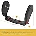 Xflyee Car Headrest Adjustable Safe Car Seat Pillow for Head and Neck Support Travel Sleeping Cushion for Kids Adults Black