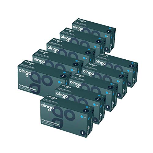 Oingo Non-Sterile Vinyl Nitrile Disposable Gloves Bulk Liquid