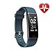 Letsfit Fitness Tracker, Activity Tracker Watch with HR Monitor, Step Counter, Pedometer Watch, Calorie Counter Smart Watch for Kids Women and Men