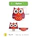 LEIZHAN 5X8GB Cute Animals USB Flash Drive with Chain Bee Fox Owls Penguin Pen Drive Gifts for School Kids and Students Valentine's Day Gift (Pack of 5 Animals)
